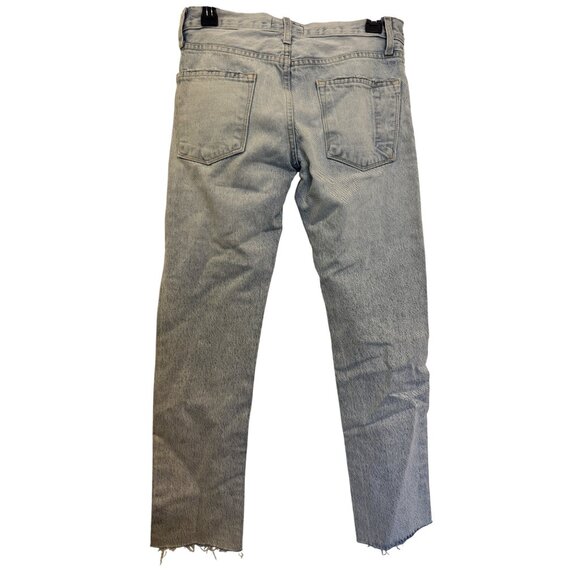 Current/Elliott Womens Distressed Jeans Size 23 Light Wash Mulholland Destroy St - Picture 2 of 9